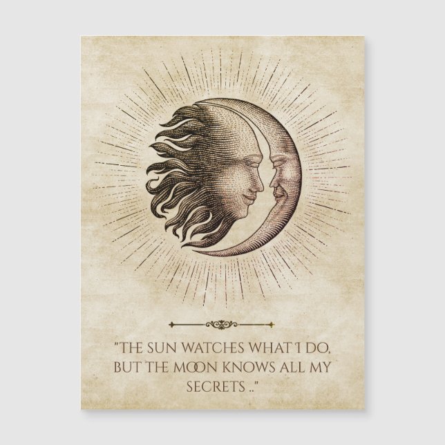 The Moon Knows All My Secrets (Front)