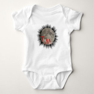 The moon, la luna, la lune, the moon t-shirt baby bodysuit