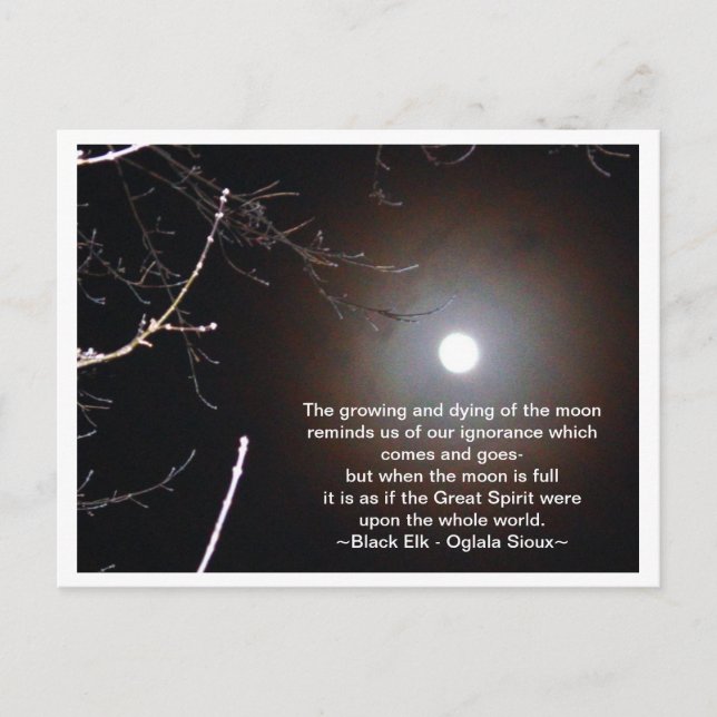 The Moon Postcard (Front)