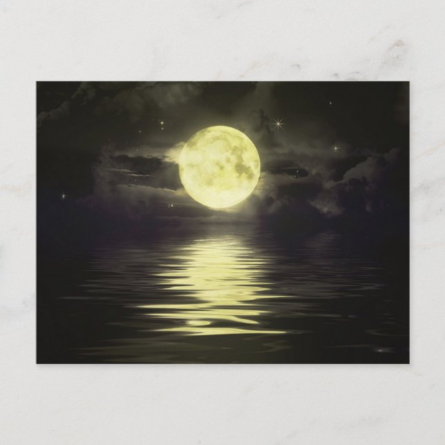 The Moon reflecting on the Water Postcard (Front)