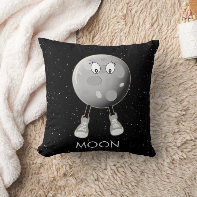 The Moon & Stars in Space Cushion (Blanket)