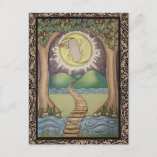 The Moon Tarot Card
