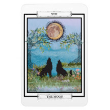 The Moon Tarot Card Flexible Photo Magnet