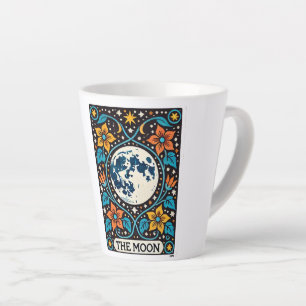 The Moon Tarot Card Full Moon Luna Latte Mug