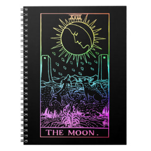 The Moon Tarot Card Notebook