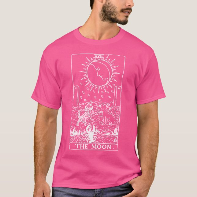 The Moon Tarot Card T Shirt (Front)