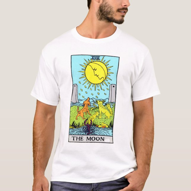 The Moon Tarot Card T-Shirt (Front)