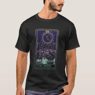 The Moon Tarot Card Witch Aesthetic Witchy Major A T-Shirt