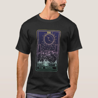 The Moon Tarot Card Witch Aesthetic Witchy Major A T-Shirt