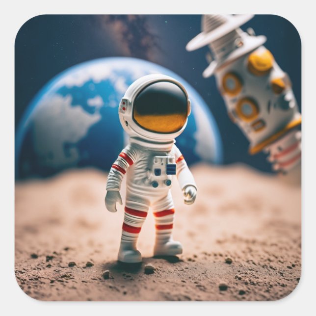 the moon walk sticker (Front)