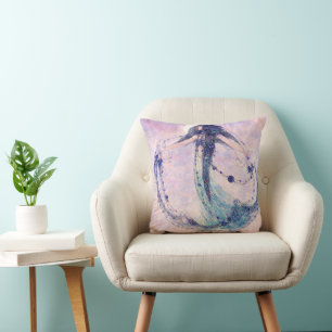 The Moonchild Retro Art Nouveau by Jessie M King Cushion