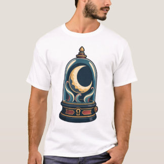 The Moonkeeper Vintage Dome T-Shirt Design