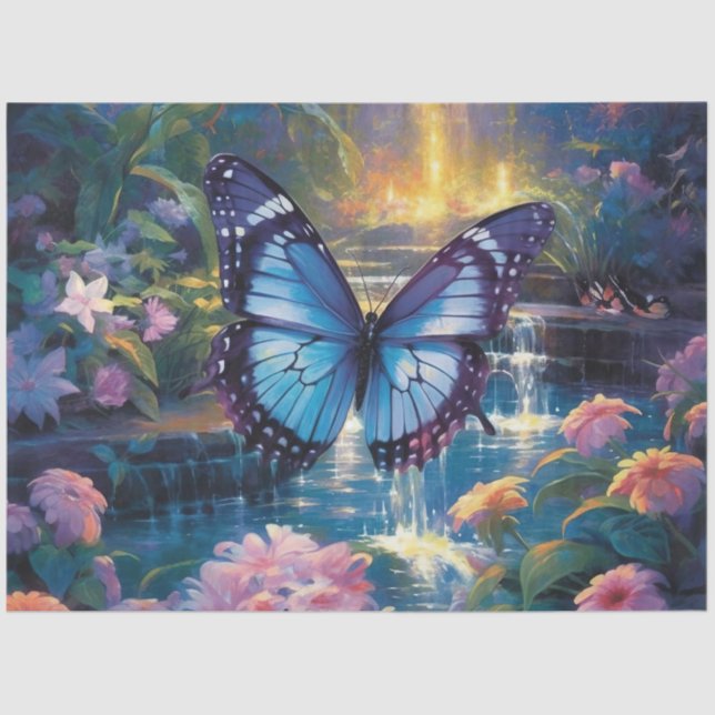 The Moonlight Butterfly Series Design 14 Tissue Paper (Front)