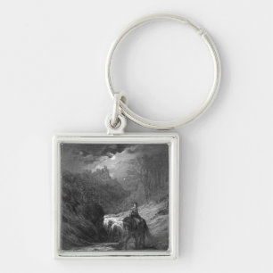 The Moonlight Ride Key Ring