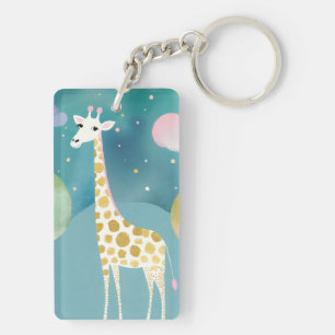 The Moonlit Long-Neck Key Ring