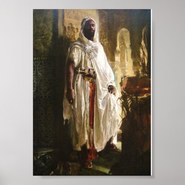 The Moorish Chief by Eduard Charlemont Poster (Front)