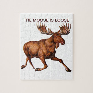 THE MOOSE IS LOOSE JIGSAW PUZZLE