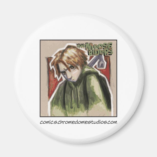 The Moose Riders Westley magnet (Front)