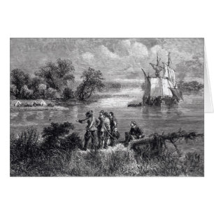 The Moravians Ascending the Delaware