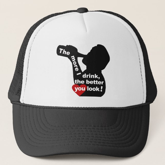 The More I Drink hat - choose colour (Front)