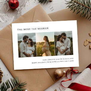 The More The Merrier Christmas Baby Announcement