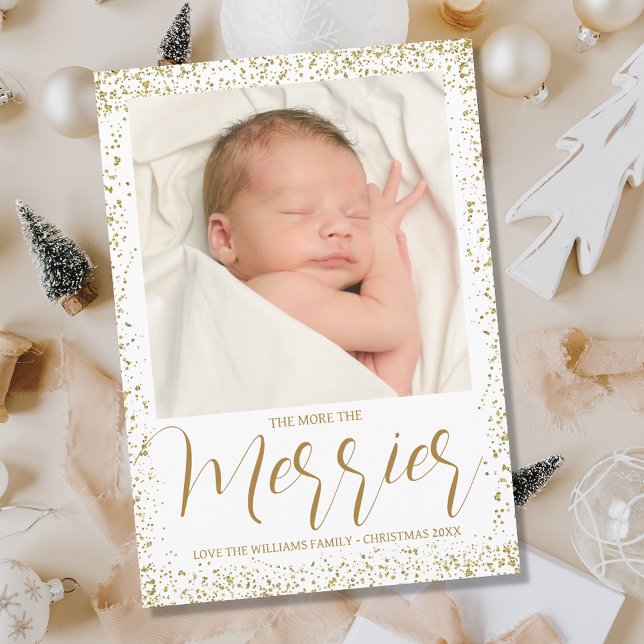 The More The Merrier Christmas Birth Announcement (Creator Uploaded)