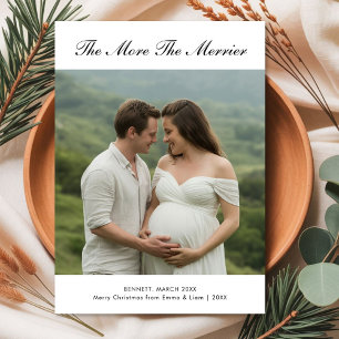 The More The Merrier Cozy Couple Holiday Card
