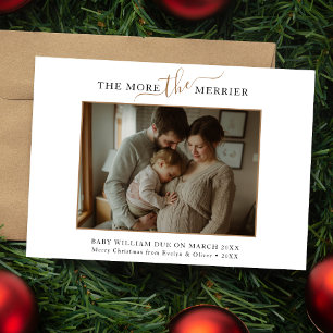 The More The Merrier Gold Pregnancy Announcement