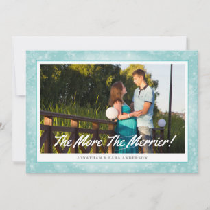 The More The Merrier Horizontal Photo Christmas Holiday Card