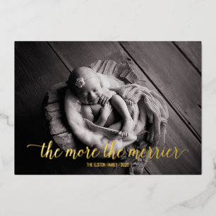 The More the Merrier, New Baby Announcement