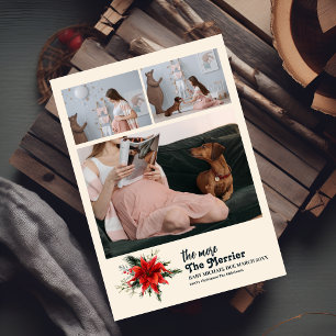 The More The Merrier Pregnancy  Holiday Card