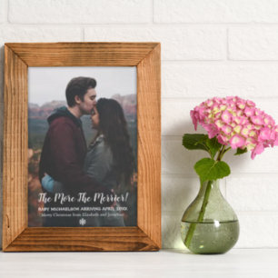 The More The Merrier Pregnancy Holiday Card