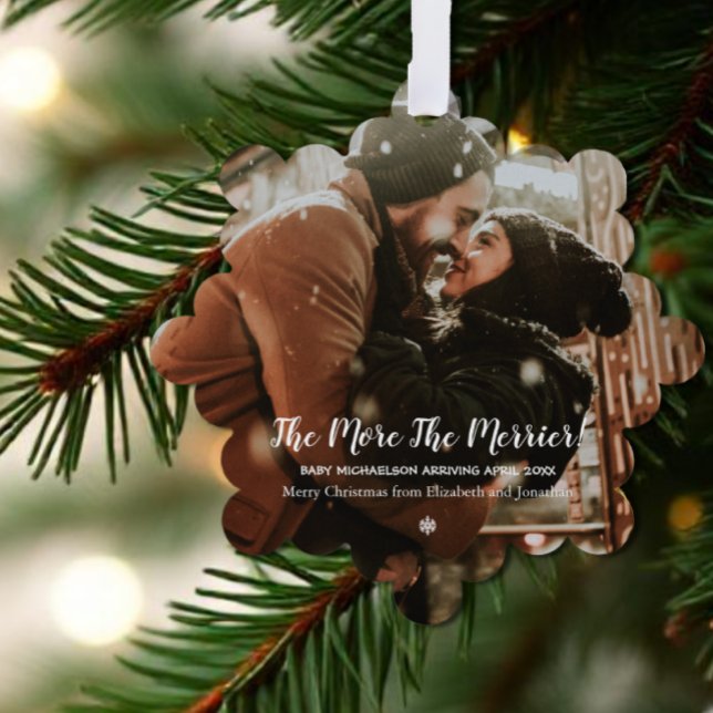 The More The Merrier Pregnancy Tree Decoration Card (Creator Uploaded)