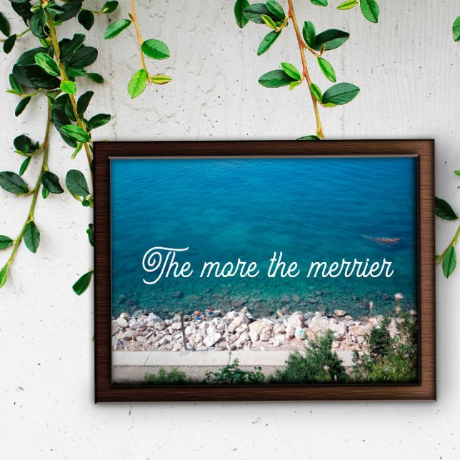 The more the merrier proverb poster (Creator Uploaded)