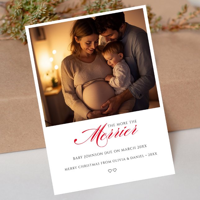 The More The Merrier Red Baby Announcement (Creator Uploaded)