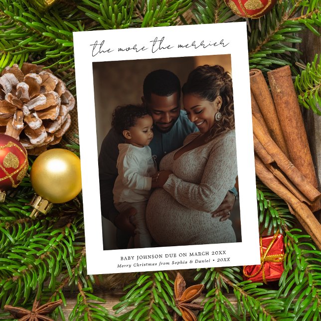 The More the Merrier White Pregnancy Announcement (Creator Uploaded)