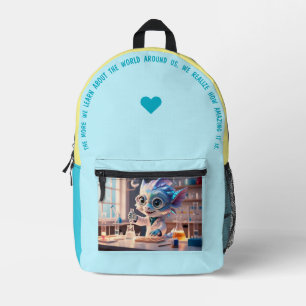 The More We Learn… Printed Backpack