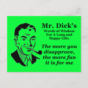 The More You Disapprove Postcard