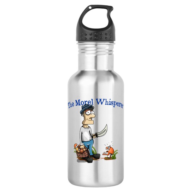 The Morel Whisperer 532 Ml Water Bottle (Front)