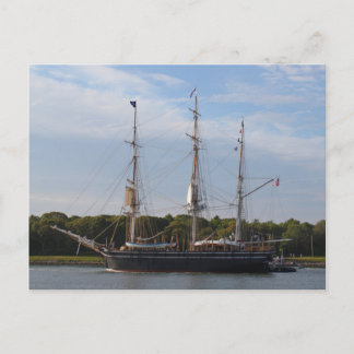The Morgan Whaling Ship Postcard