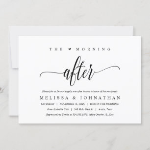 The Morning After, Happily Ever After Brunch Invitation