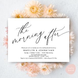 The Morning After, Happily Ever After Brunch Invitation