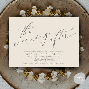 The Morning After, Happily Ever After Brunch Invitation
