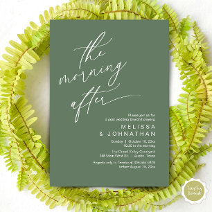The Morning After, Happily Ever After Brunch Invitation