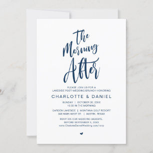 The Morning After, Post Wedding Brunch Invitation