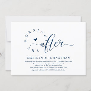 The Morning After, Post Wedding Brunch Party Invitation