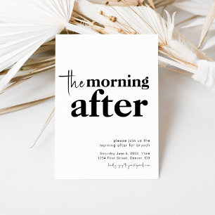 The Morning After Wedding Brunch Invitation