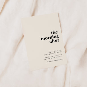 The Morning After Wedding Brunch Invitation