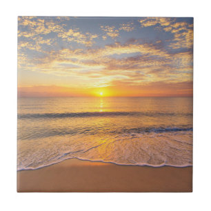 The Morning Sun at Seaside Ceramic Tile