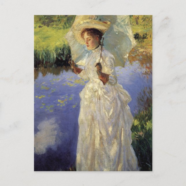 The Morning Walk by John Singer Sargent Postcard (Front)
